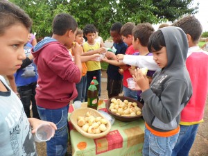 Um lanche típico pão de queijo e guraná!