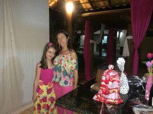 Nilva, secretária Soprev, e sua filha Paola.