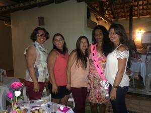 Jussara com suas convidadas!